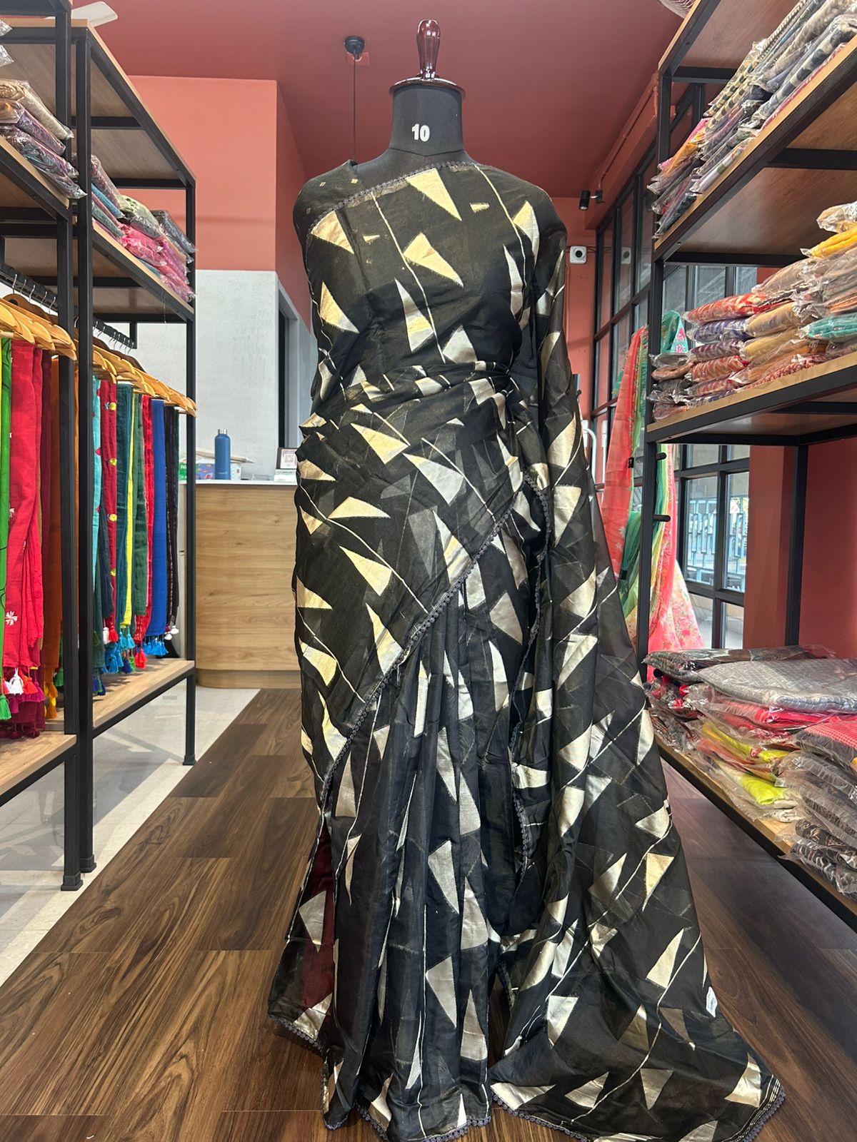 DESIGNER ORGANZA BLACK