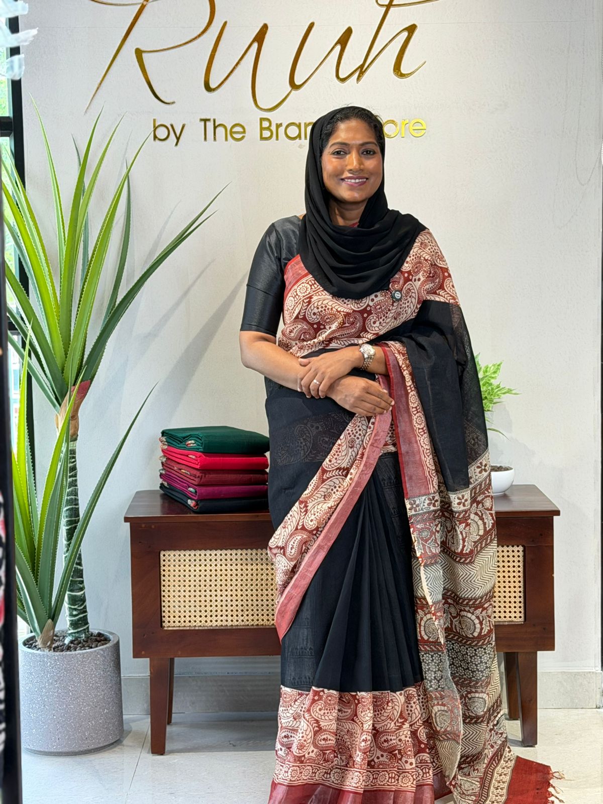 LINEN COTTON SAREE 6