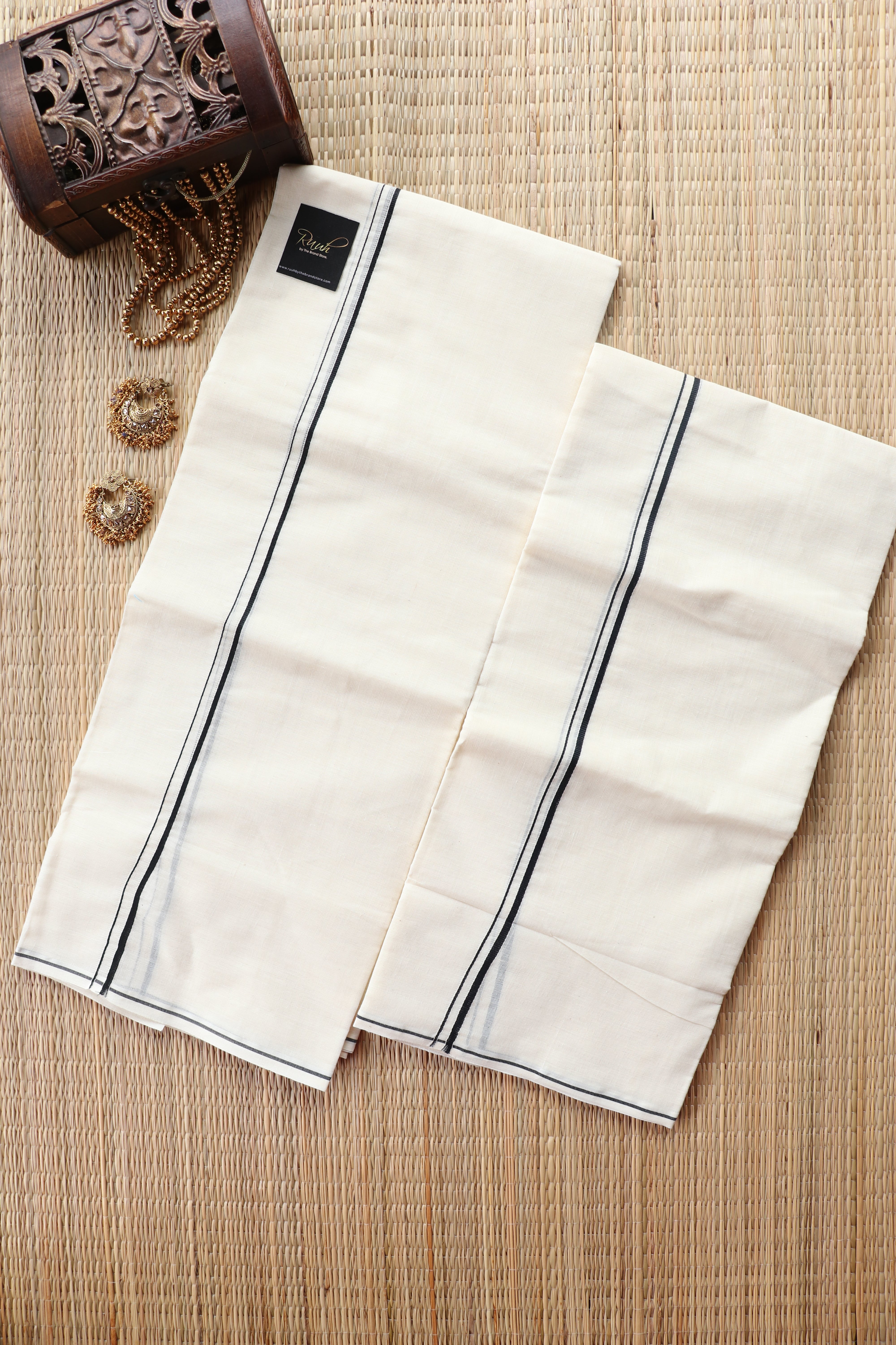 SET MUND - KAMBIKKARA - BLACK