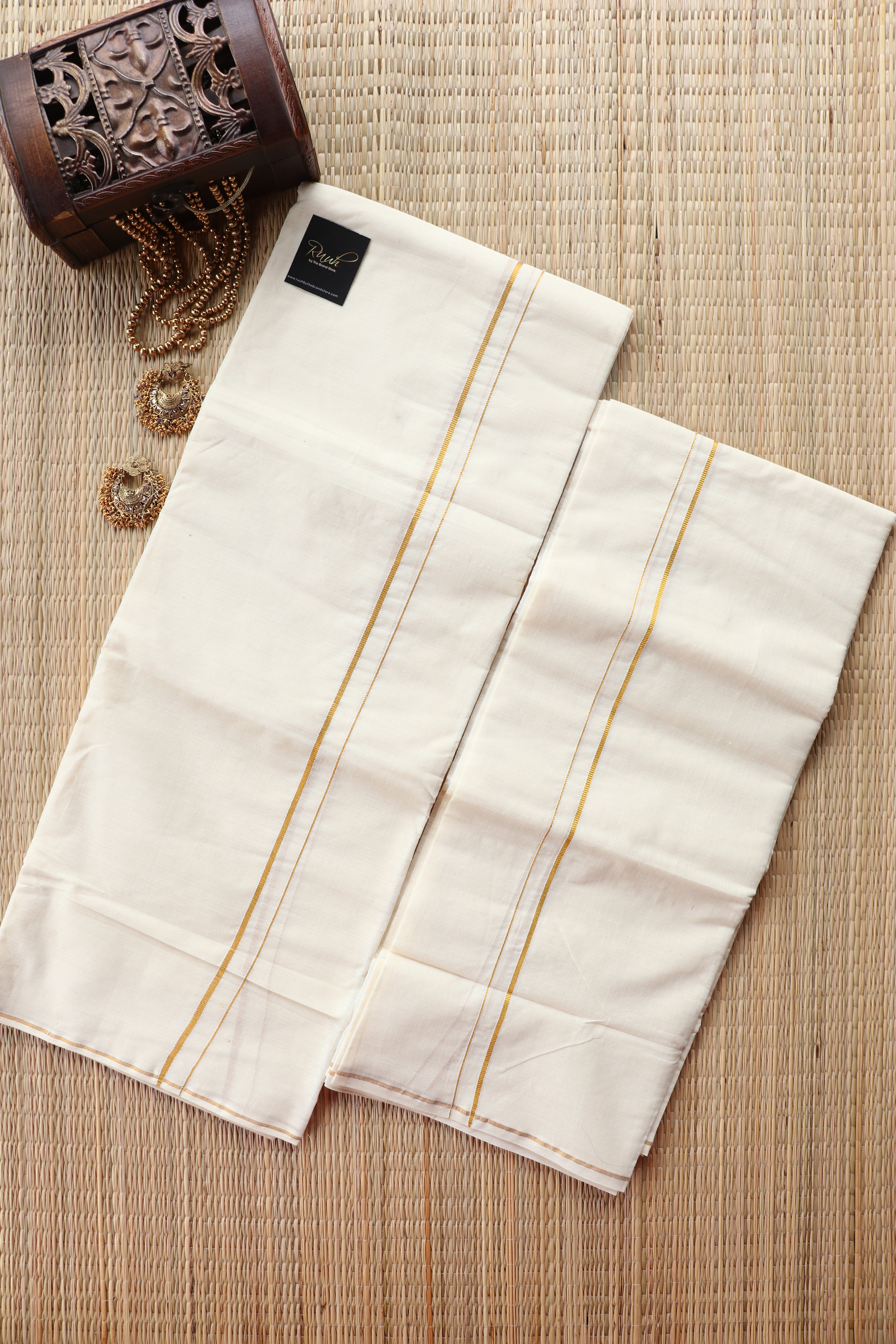 SET MUND - KAMBIKKARA - GOLD